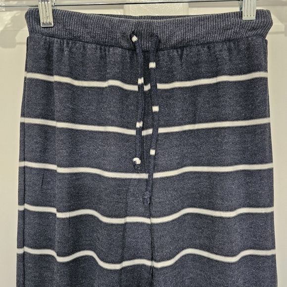 Chaser Cozy Knit Drawstring Cuffed Striped Lounge Joggers Size S - Picture 5 of 16